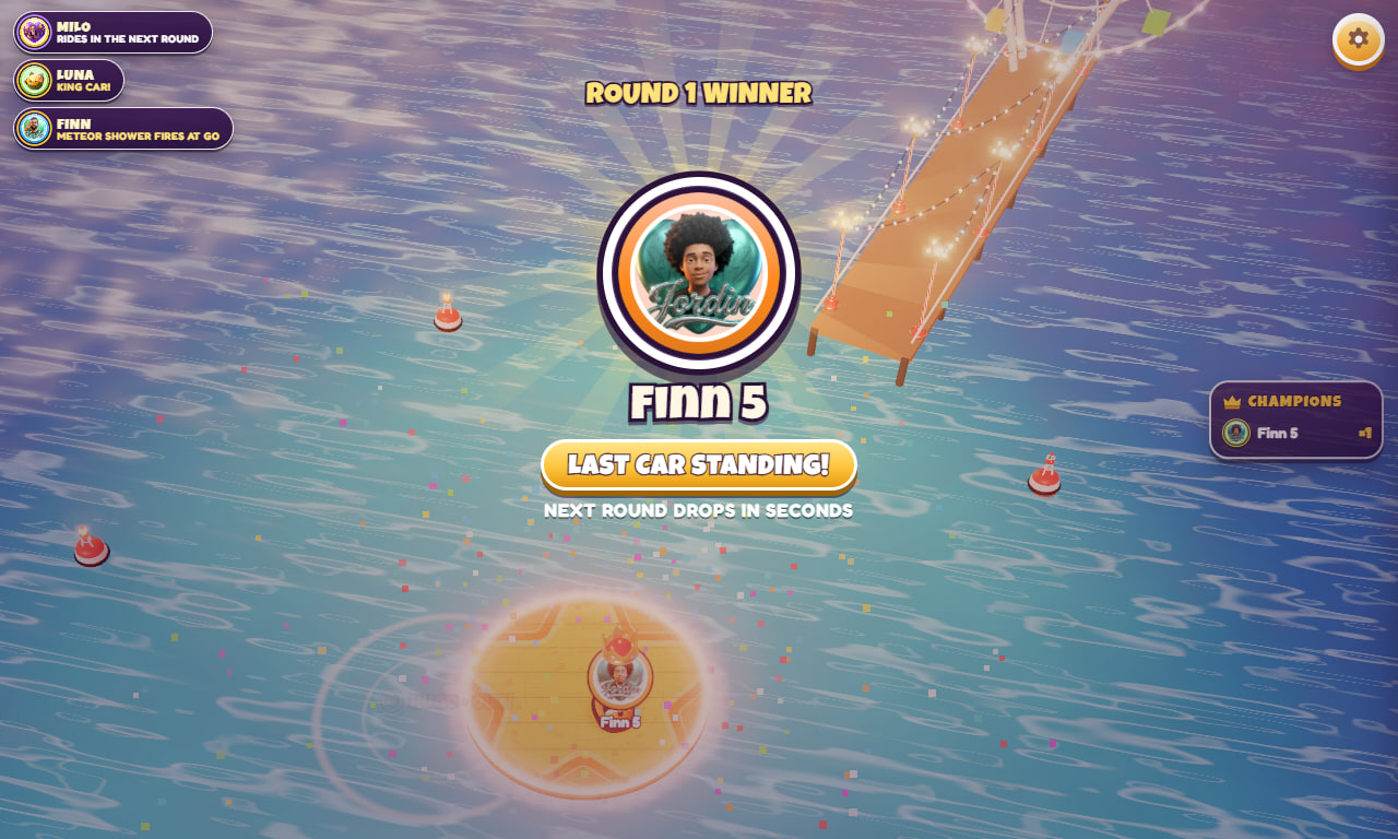 Bumper Brawl gameplay screenshot 3 — an interactive TikTok Live game on ScrollPlay