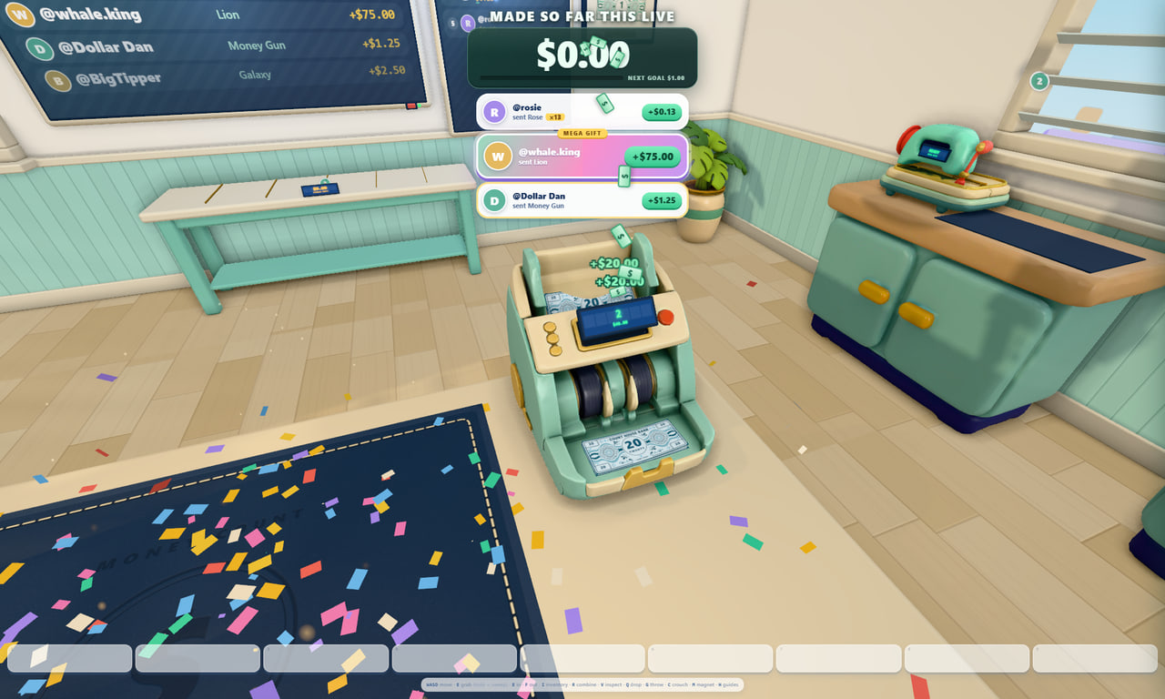 Money Count gameplay screenshot 2 — an interactive TikTok Live game on ScrollPlay