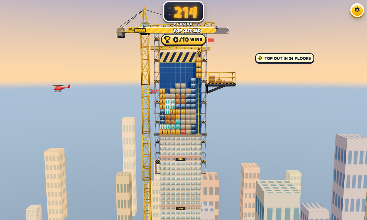 Sky Rise gameplay screenshot 1 — an interactive TikTok Live game on ScrollPlay